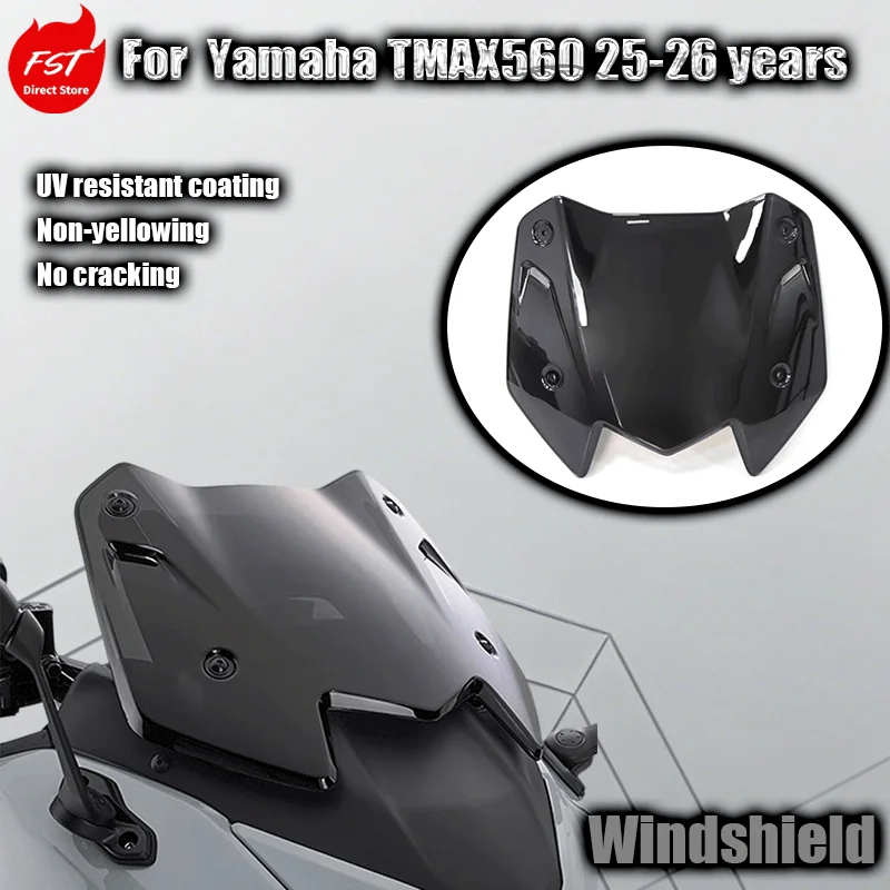 Для Yamaha TMAX560 25-26: Спортивное ветровое стекло и накладка на приборную панель — Модифицированное ветровое стекло для мотоцикла для улучшения впечатлений от езды
Для Yamaha TMAX560 25-26: Спортивное ветровое стекло и накладка на приборную панель — Модифицированное ветровое стекло для мотоцикла для улучшения впечатлений от езды