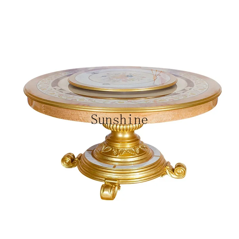 European solid wood carving flower shell parquet process large apartment dining table chair villa furniture customizationYY
European solid wood carving flower shell parquet process large apartment dining table chair villa furniture customizationYY