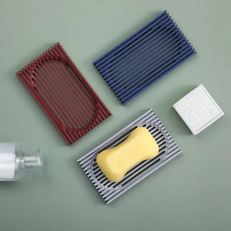 Creative Silicone Shape Soap Box Drain Soap Holder Box Bathroom Supplies Shower Storage Box Non-slip Soap Dish Bathroom Supplies
Creative Silicone Shape Soap Box Drain Soap Holder Box Bathroom Supplies Shower Storage Box Non-slip Soap Dish Bathroom Supplies