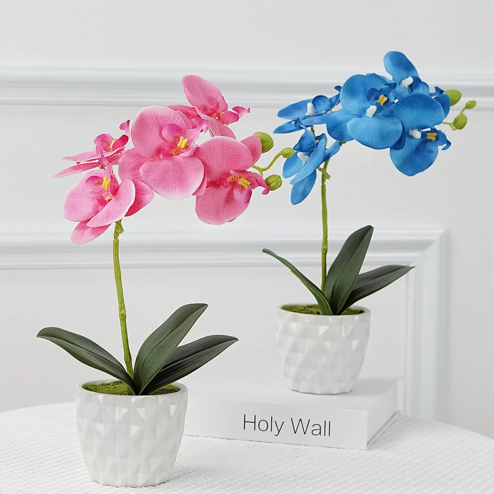 Artificial Flower Phalaenopsis Bonsai Artificial Flower Silk Flower Potted Plant Home Decoration Wedding Display
Artificial Flower Phalaenopsis Bonsai Artificial Flower Silk Flower Potted Plant Home Decoration Wedding Display