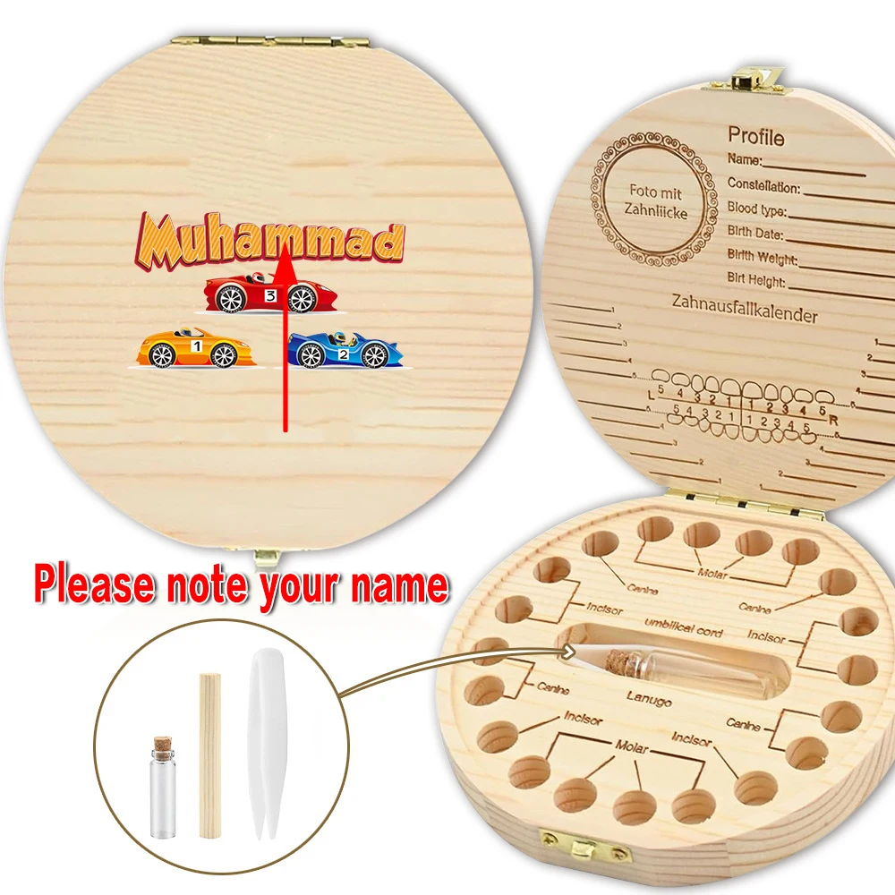 Customized Name Lost Tooth Memory Holder Organizer Wooden Teeth Storage Case Umbilical Cord Box Personalized Engraved Keepsake
Customized Name Lost Tooth Memory Holder Organizer Wooden Teeth Storage Case Umbilical Cord Box Personalized Engraved Keepsake