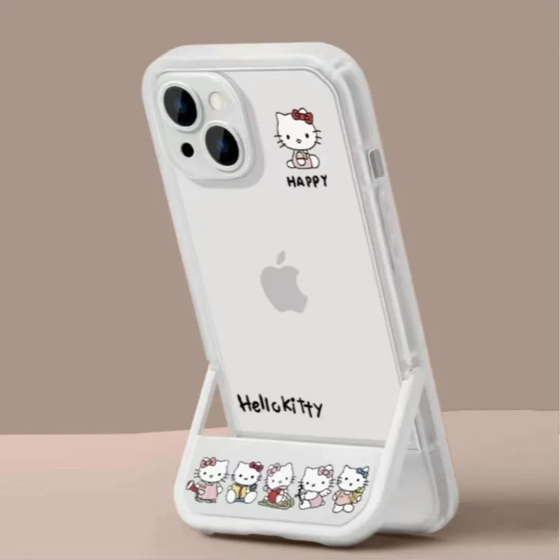 Cartoon Hello Kitty Kurome Stand Phone Case for IPhone 13 11 16 15 12 14 Pro Max Plus Transparent Protective Case Girls Gift
Cartoon Hello Kitty Kurome Stand Phone Case for IPhone 13 11 16 15 12 14 Pro Max Plus Transparent Protective Case Girls Gift
