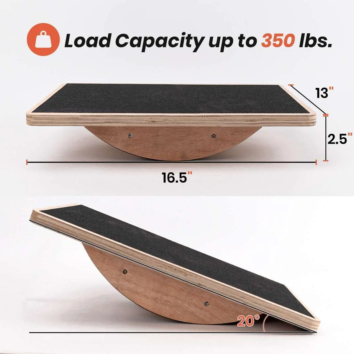 Anti-Slip Wooden Wobble Board for Adults Balance Board Standing Desk Core Strength Physical Therapy
Anti-Slip Wooden Wobble Board for Adults Balance Board Standing Desk Core Strength Physical Therapy