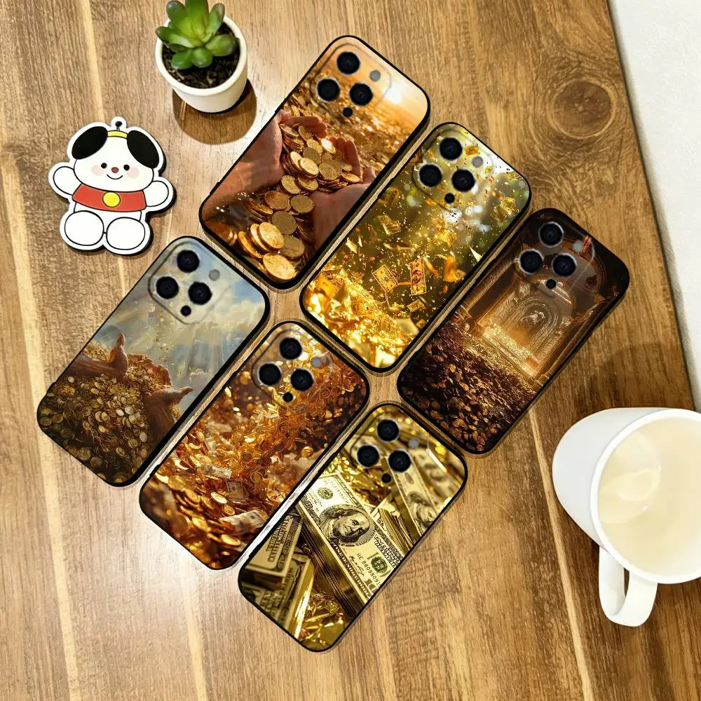 Gold Coins and Cash Phone Case For iPhone 17,16,15,14,13,12,11 Plus,Pro Max,XS,Soft Silicone Black Cover
Gold Coins and Cash Phone Case For iPhone 17,16,15,14,13,12,11 Plus,Pro Max,XS,Soft Silicone Black Cover