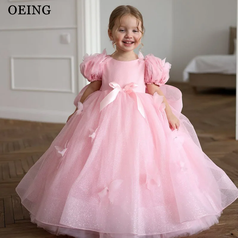 OEING Sparkly Ball Flower Girl Dresses Pink Sequined Bows Ruffle Maxi Wedding Party Dress Princess Birthday Dress Customized
OEING Sparkly Ball Flower Girl Dresses Pink Sequined Bows Ruffle Maxi Wedding Party Dress Princess Birthday Dress Customized