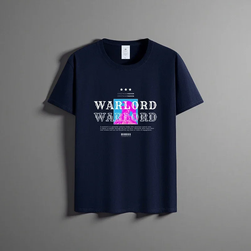 Summer new unisex versatile pure cotton T-shirt fashionable casual round neck top breathable loose fit print short sleeved shirt
Summer new unisex versatile pure cotton T-shirt fashionable casual round neck top breathable loose fit print short sleeved shirt