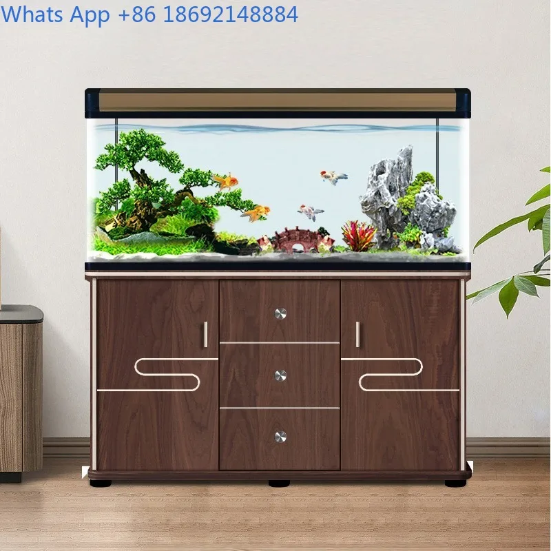 Living Room Household Large Medium Small Eco-friendly No Water Change Needed Floor-standing Aquarium Fortune Fish Tank
Living Room Household Large Medium Small Eco-friendly No Water Change Needed Floor-standing Aquarium Fortune Fish Tank
