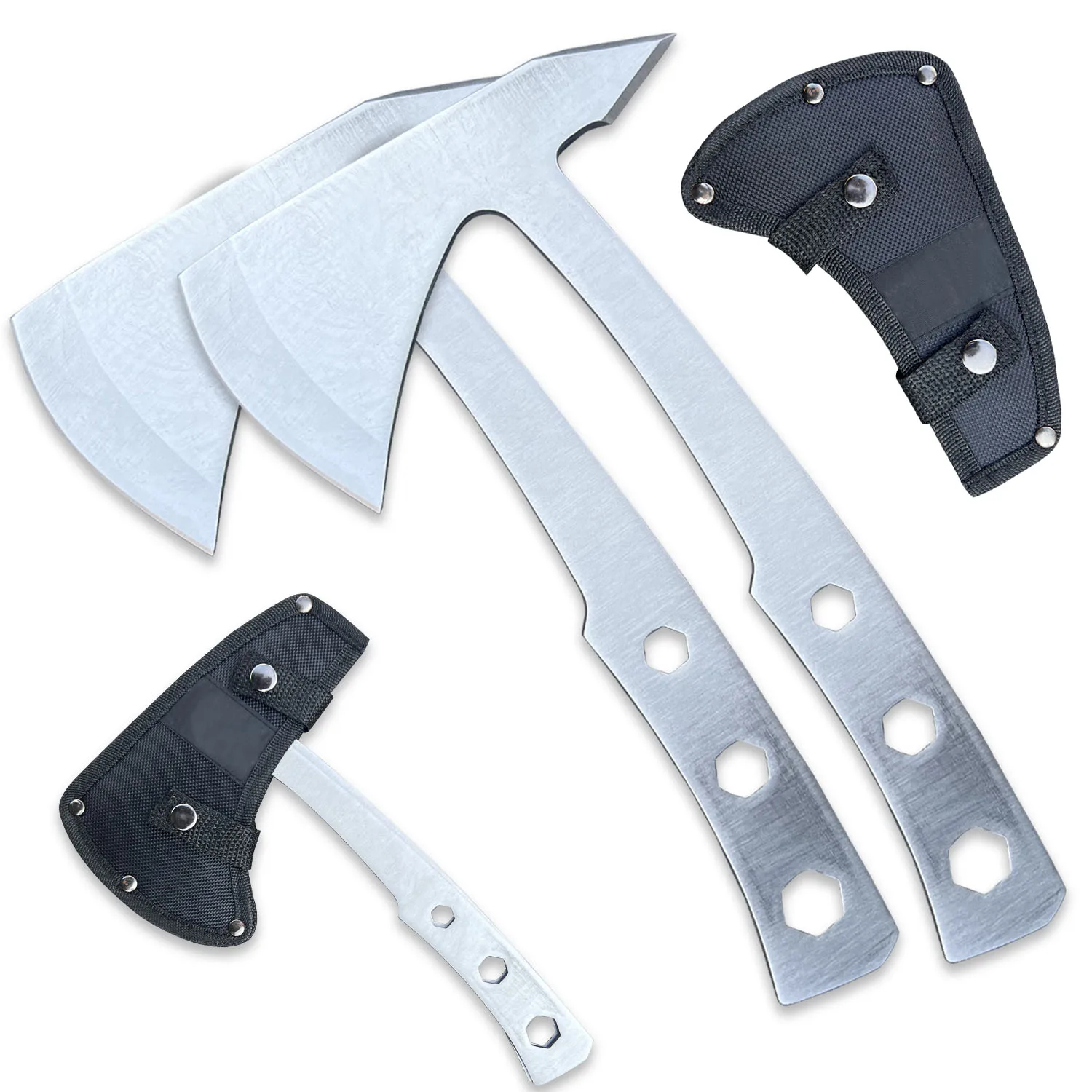 2pc Outdoor Camping Axe Set 3cr13 Steel With Protective Cover For Camping Outdoor Survival, Father's Day Gift
2pc Outdoor Camping Axe Set 3cr13 Steel With Protective Cover For Camping Outdoor Survival, Father's Day Gift