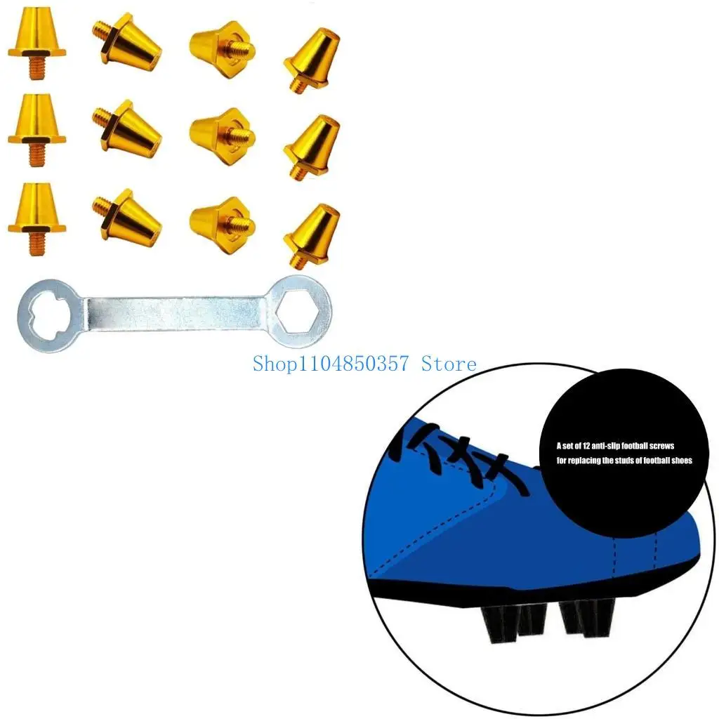 5asd 12pcs Football Boot Replacement Studs Corrosions Proof Screw In Shoe Spikes
5asd 12pcs Football Boot Replacement Studs Corrosions Proof Screw In Shoe Spikes