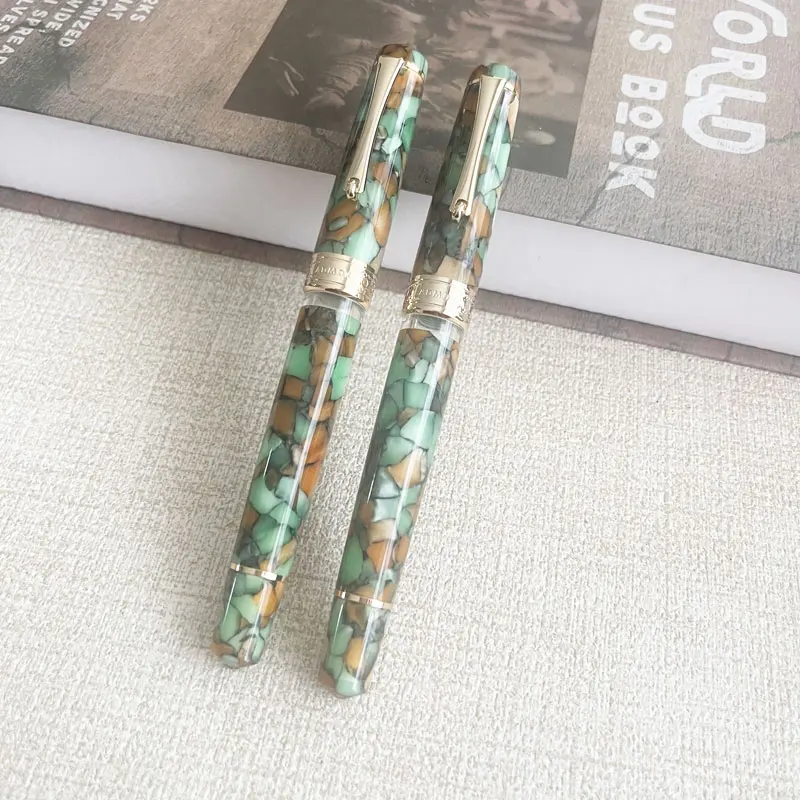 Классическая перьевая ручка ADMOK 757 с поршнем No 6 наконечник Шмидта, винтажный дизайн, подарок для коллекционера, бизнес-ручка для письма
Классическая перьевая ручка ADMOK 757 с поршнем No 6 наконечник Шмидта, винтажный дизайн, подарок для коллекционера, бизнес-ручка для письма