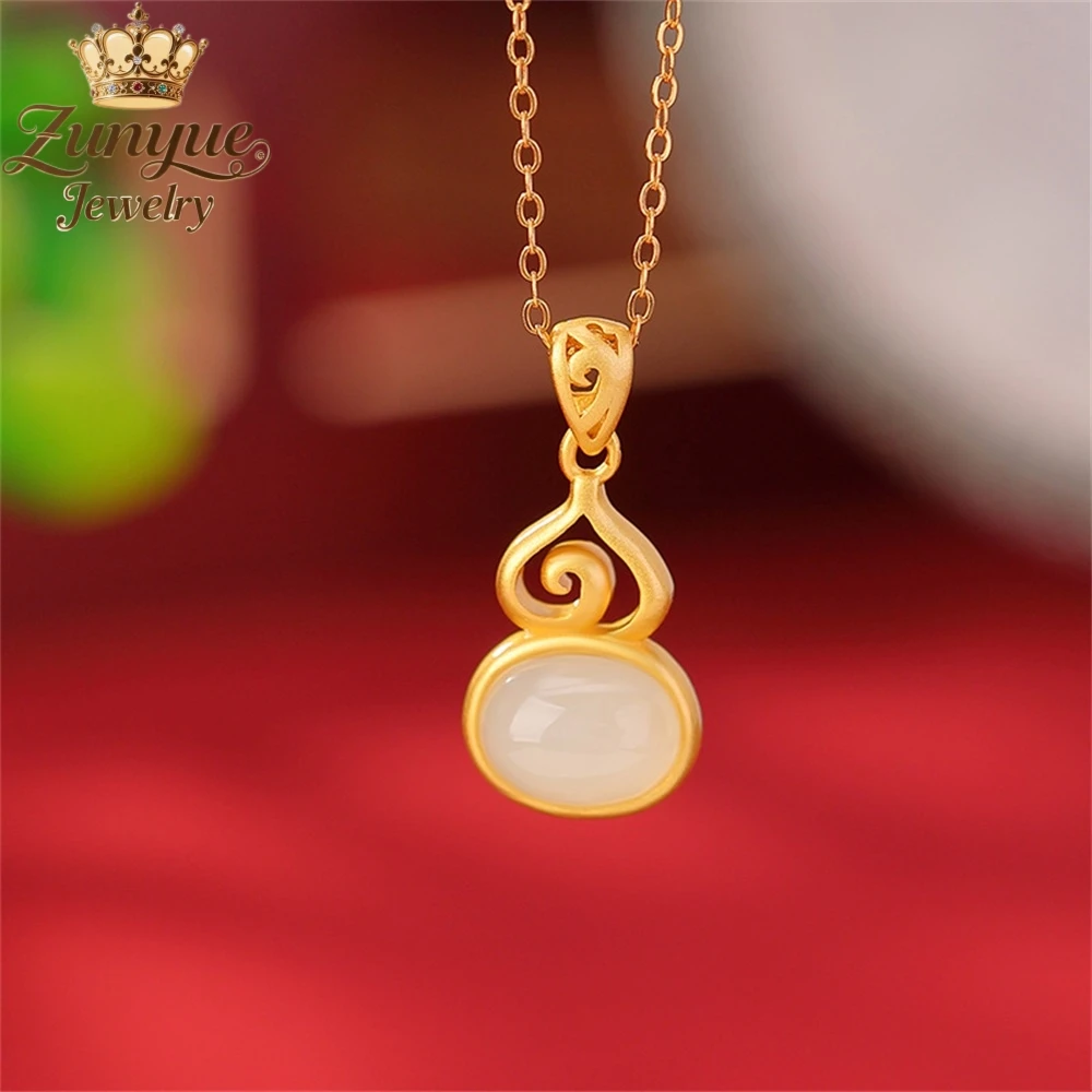 High-End Natural Hetian Jade Gourd Necklace Pendant Luxury Quality Jewelry Fashion Jewelry Charms Exquisite Elegant Popular Gift
High-End Natural Hetian Jade Gourd Necklace Pendant Luxury Quality Jewelry Fashion Jewelry Charms Exquisite Elegant Popular Gift