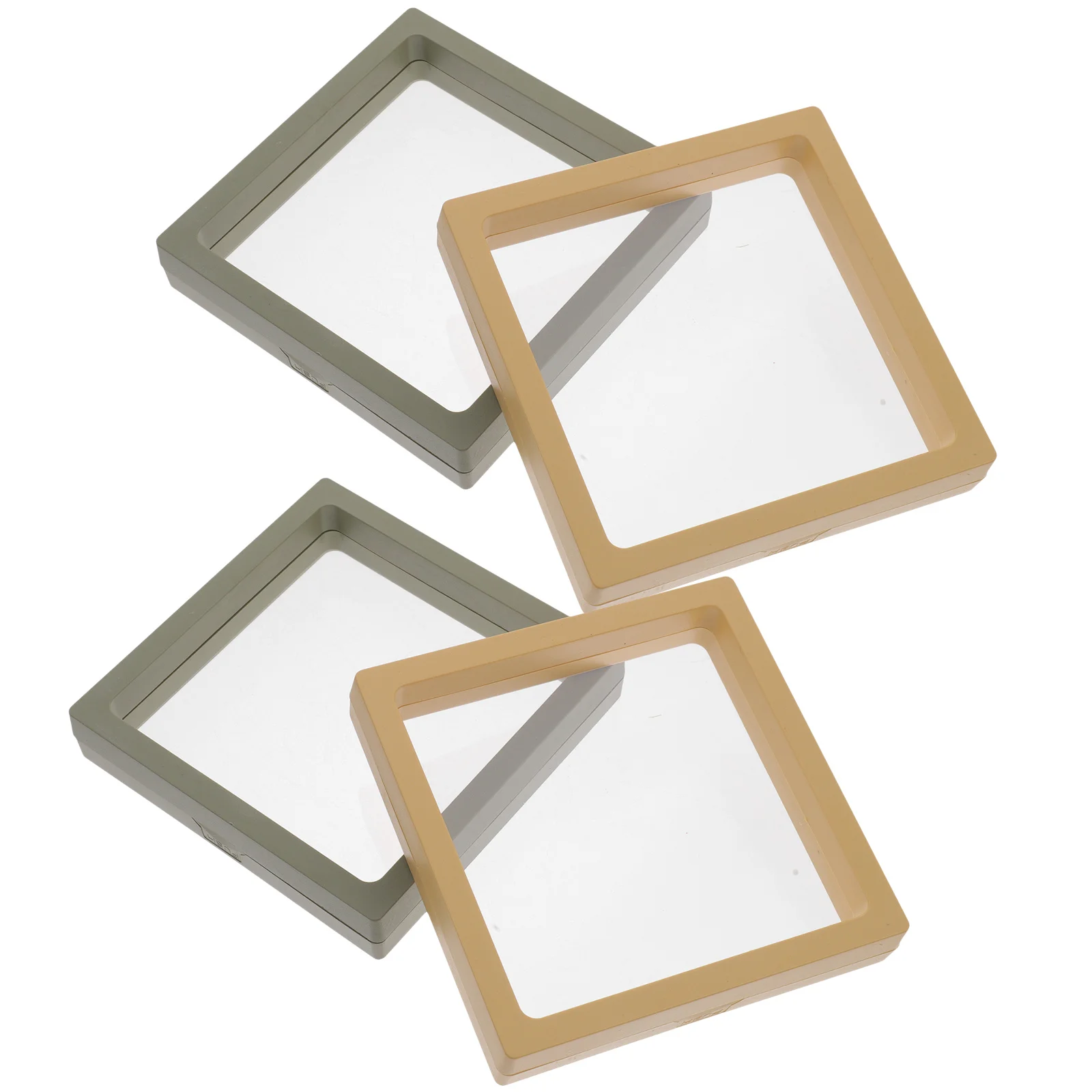 4Pcs Transparent Floating Jewelry Display Frames Desktop Ring Organizer Display Storage Case Displaying Jewelry Case
4Pcs Transparent Floating Jewelry Display Frames Desktop Ring Organizer Display Storage Case Displaying Jewelry Case