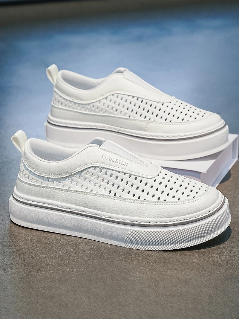 Men's Summer Breathable Mesh Slip-On Thick Bottom Heightening Lazy One-Step Casual Board Shoes Fashionable Single Shoes
Men's Summer Breathable Mesh Slip-On Thick Bottom Heightening Lazy One-Step Casual Board Shoes Fashionable Single Shoes