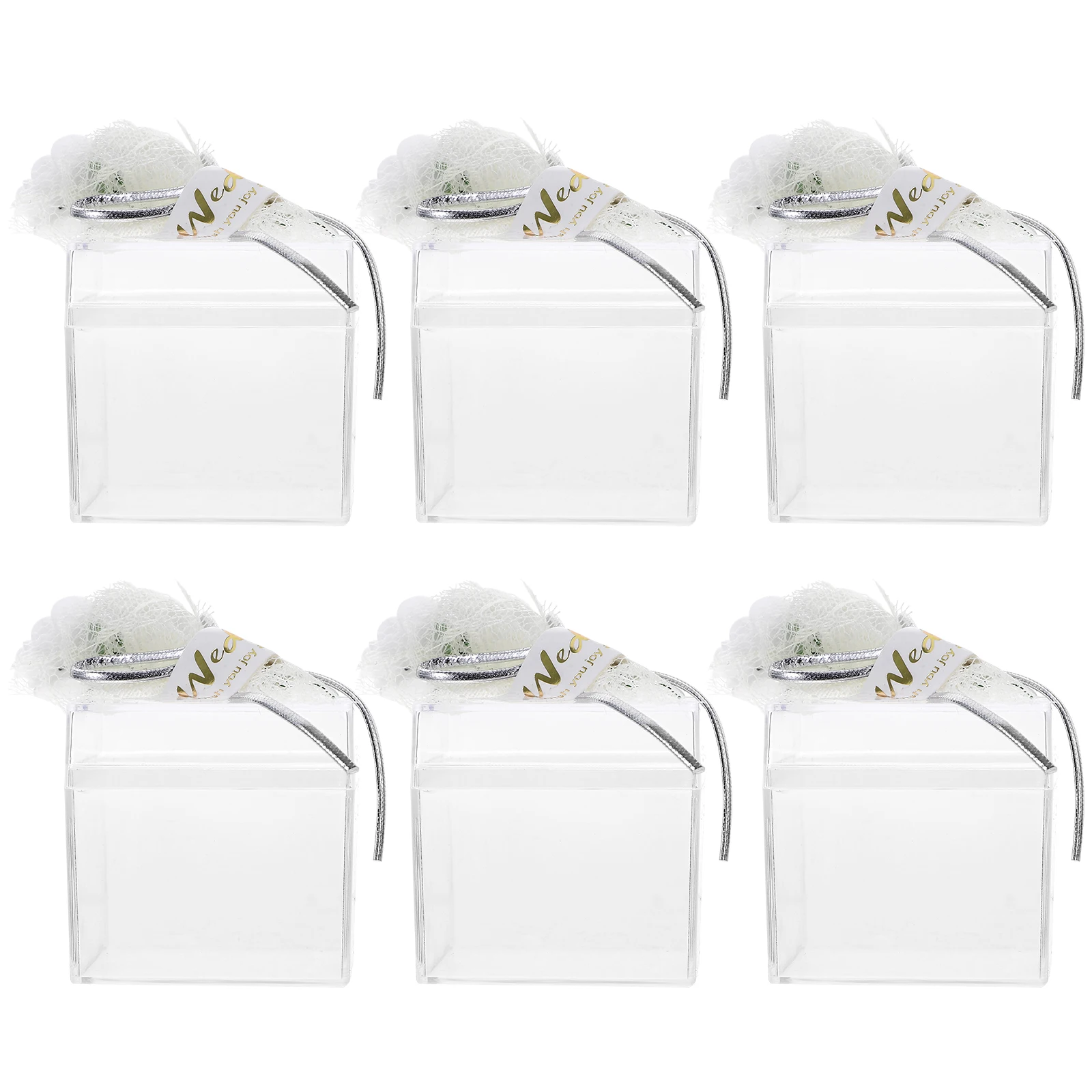 6PCS Transparent Plastic Boxes withFlowers for Wedding Holiday Decor Favor Containers Gifts Storage Display
6PCS Transparent Plastic Boxes withFlowers for Wedding Holiday Decor Favor Containers Gifts Storage Display