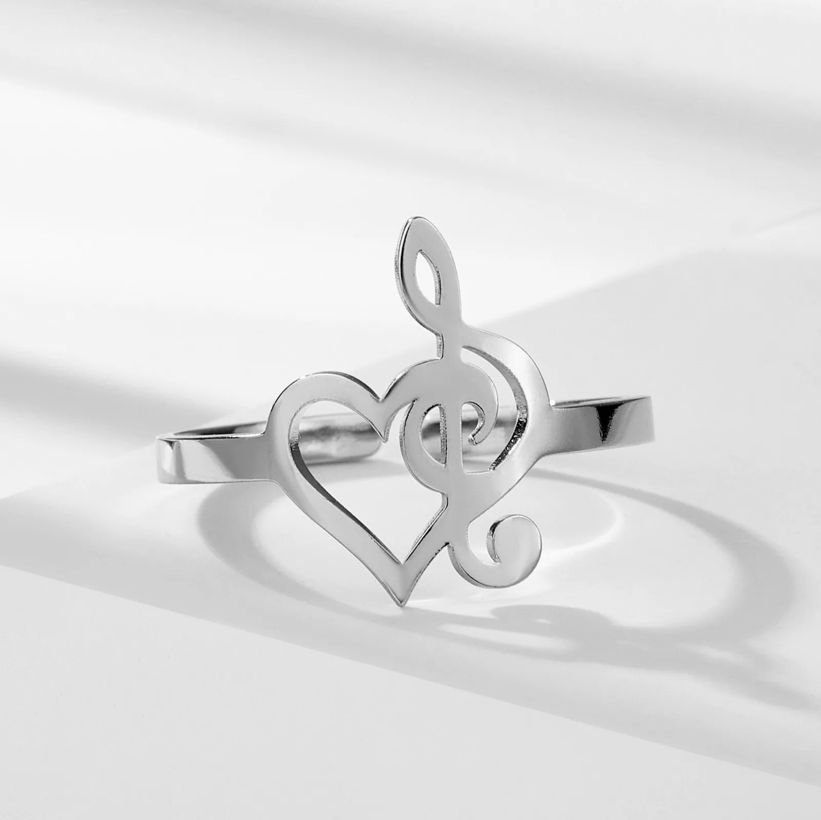 Classic Hot Sale Heart of High and Low Tones Ring Women's Stainless Steel Adjustable Ring 2025 Valentine's Day Fashion Jewelry G
Classic Hot Sale Heart of High and Low Tones Ring Women's Stainless Steel Adjustable Ring 2025 Valentine's Day Fashion Jewelry G