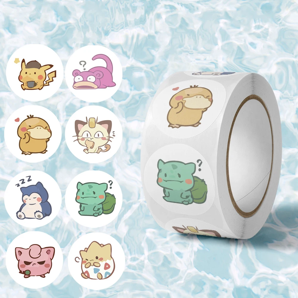 500pcs/roll Pokemon Sealing Stickers Funny Pikachu Anime Graffiti Decals Kids Toy DIY Phone Case Notebook Laptop Cartoon Sticker
500pcs/roll Pokemon Sealing Stickers Funny Pikachu Anime Graffiti Decals Kids Toy DIY Phone Case Notebook Laptop Cartoon Sticker