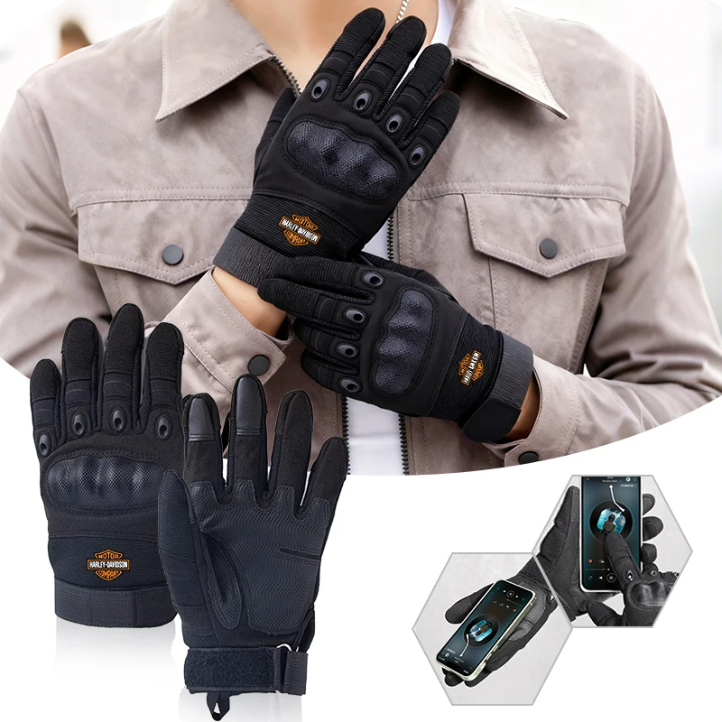 Genuine Leather Motorcycle Gloves Carbon Fiber Safety Defense Motocross Gloves Touch-screen Outdoor Driving For Harley Davidson
Genuine Leather Motorcycle Gloves Carbon Fiber Safety Defense Motocross Gloves Touch-screen Outdoor Driving For Harley Davidson