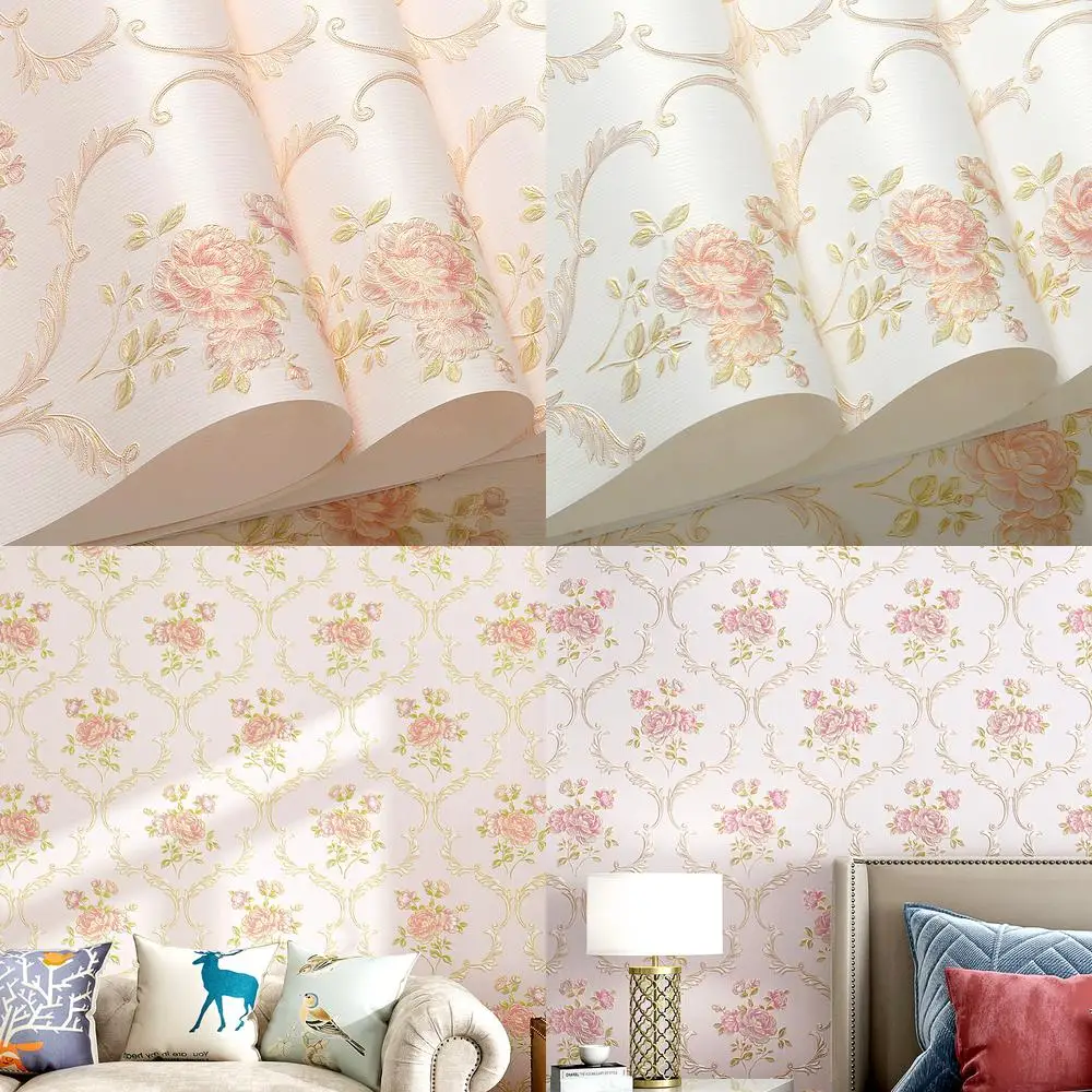 European Style Non Woven Fabric Wallpaper Rustic 3D Embossed Pressed Damask Bedroom Living Room Background Wall Paper Thickened
European Style Non Woven Fabric Wallpaper Rustic 3D Embossed Pressed Damask Bedroom Living Room Background Wall Paper Thickened