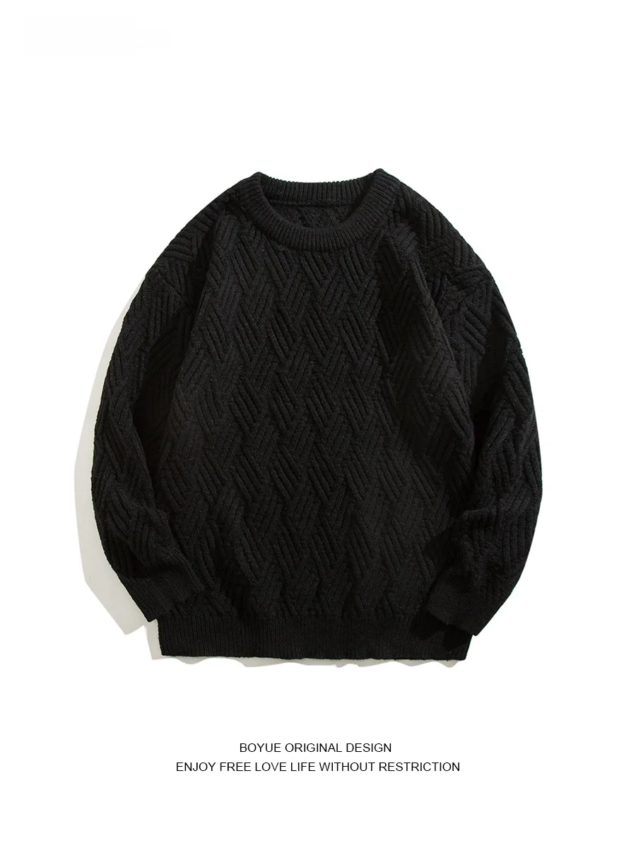 Мужской свитер Boyue: модный, теплый, вязаный, однотонный, базовый слой, для осени и зимы, повседневный, свободного кроя
Мужской свитер Boyue: модный, теплый, вязаный, однотонный, базовый слой, для осени и зимы, повседневный, свободного кроя