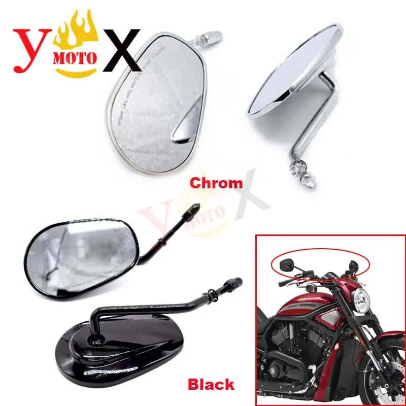 Chrome/Black Motorcycle Rearview Rear View Mirror For Harley Sportster 883 1200 48 XL1200X Iron XL883N 72 XL1200V Custom XL1200
Chrome/Black Motorcycle Rearview Rear View Mirror For Harley Sportster 883 1200 48 XL1200X Iron XL883N 72 XL1200V Custom XL1200