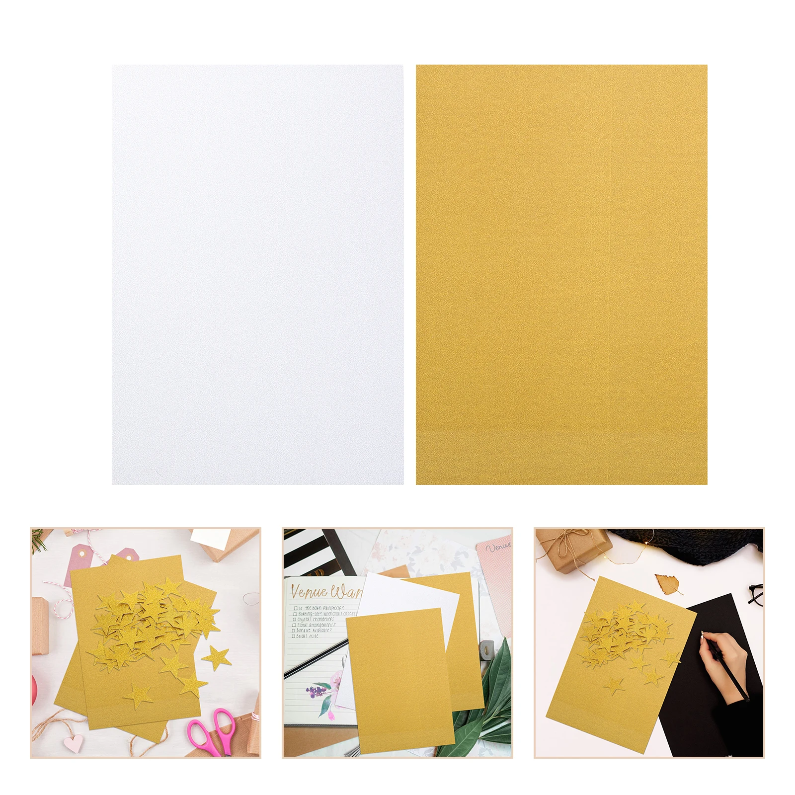 10 Pcs Scrapbook Card Stock for Making Glitter Paper Diy Crafts Material Glittery Cardstock
10 Pcs Scrapbook Card Stock for Making Glitter Paper Diy Crafts Material Glittery Cardstock