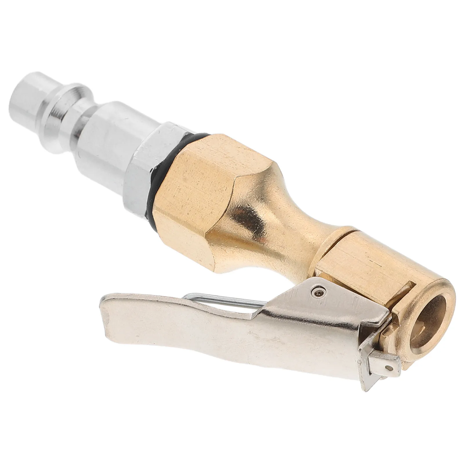 Heavy Duty Brass Quick Connect Tire Inflator Adapter Self Locking Air Chuck Clip for Car Tire Inflation Pressure Gauge
Heavy Duty Brass Quick Connect Tire Inflator Adapter Self Locking Air Chuck Clip for Car Tire Inflation Pressure Gauge