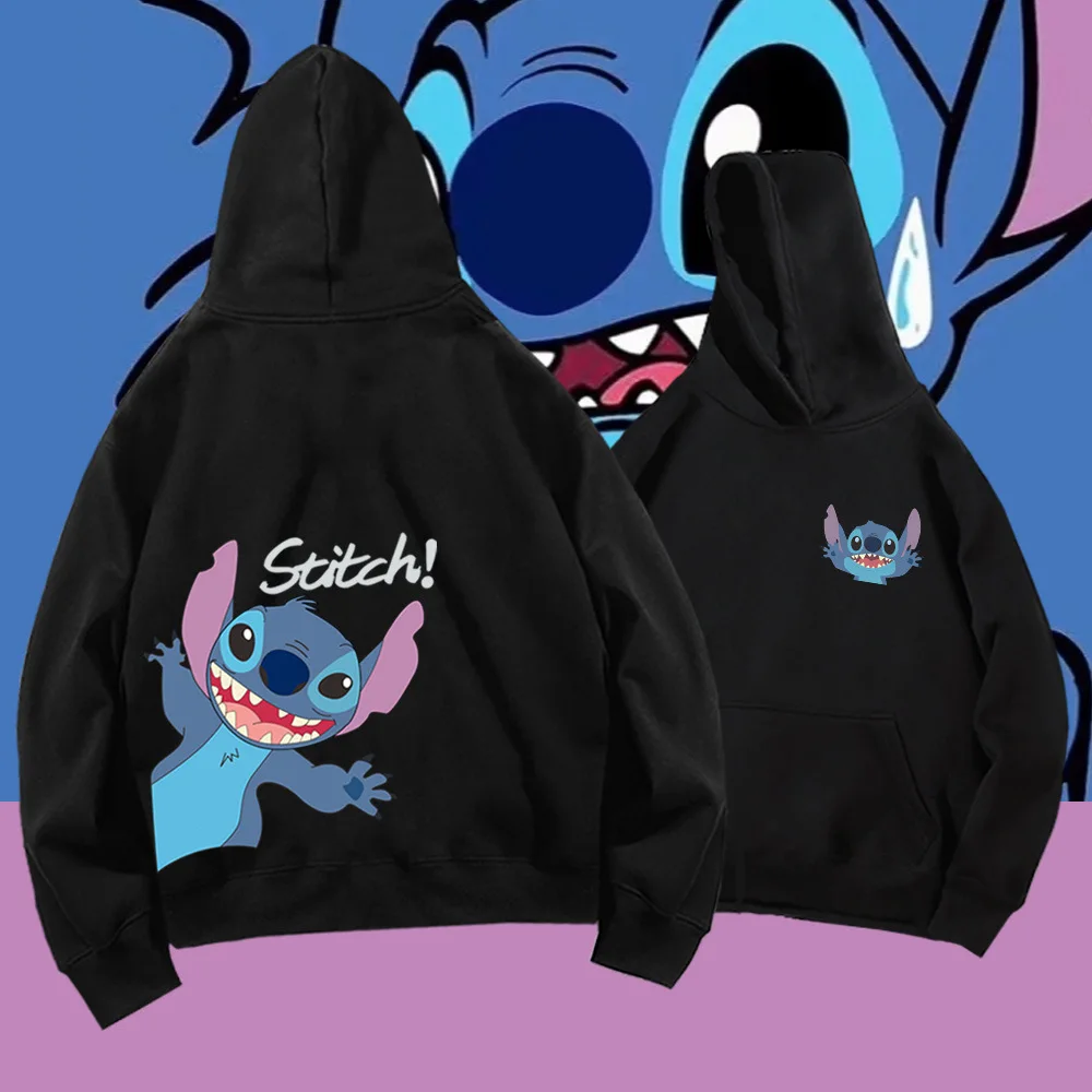 Stitch Hooded Sweatshirt, Disney Anime Loose Jacket Goth Streetwear Women Y2k Tops
Stitch Hooded Sweatshirt, Disney Anime Loose Jacket Goth Streetwear Women Y2k Tops