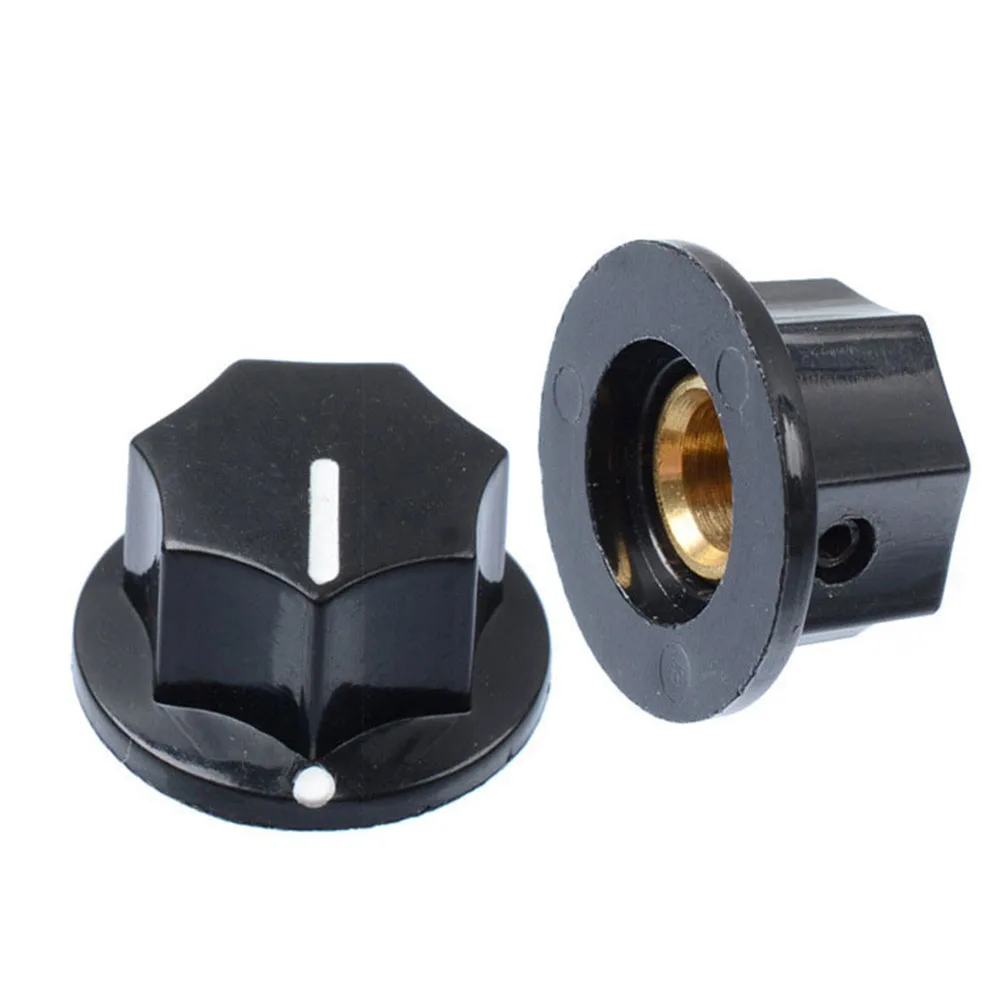 2Pcs Electric Amplifier Effect Knob Volume Tone Control Knob Control Plastic Insert Adjustable Rotate Button Shaft Potentiometer
2Pcs Electric Amplifier Effect Knob Volume Tone Control Knob Control Plastic Insert Adjustable Rotate Button Shaft Potentiometer