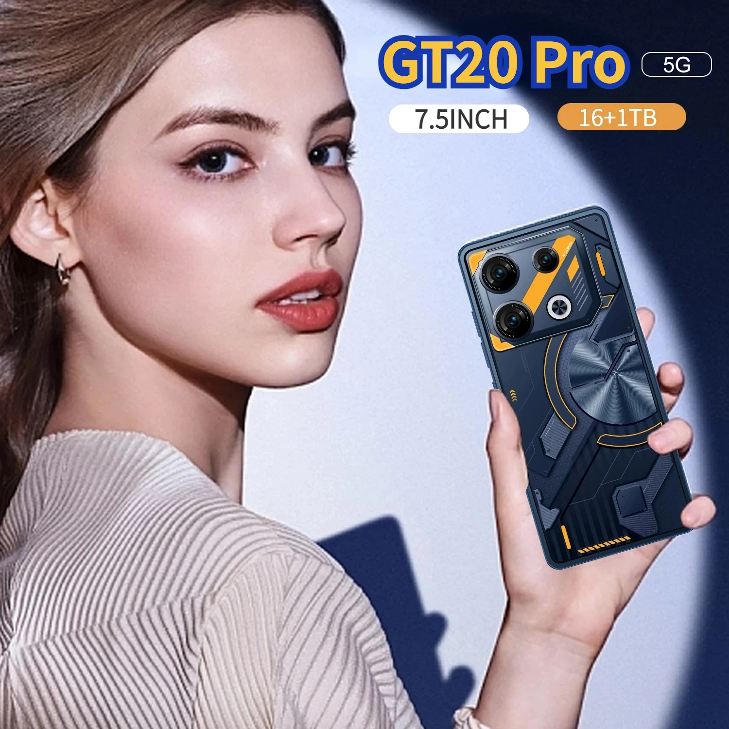 New Brand GT20 Pro 5G Original Smartphone 7.5 Inch HD Screen 22GB+2TB Dual SIM 10000mAh Unlocked Android13.0 Smartphone
New Brand GT20 Pro 5G Original Smartphone 7.5 Inch HD Screen 22GB+2TB Dual SIM 10000mAh Unlocked Android13.0 Smartphone