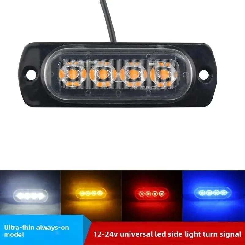 Zza For 4pcs Led Side Marker Lights Amber Car 12V 24V LED Lighting Bar Orange Grill Breakdown Flashing Led Emergency Strobe Lig
Zza For 4pcs Led Side Marker Lights Amber Car 12V 24V LED Lighting Bar Orange Grill Breakdown Flashing Led Emergency Strobe Lig