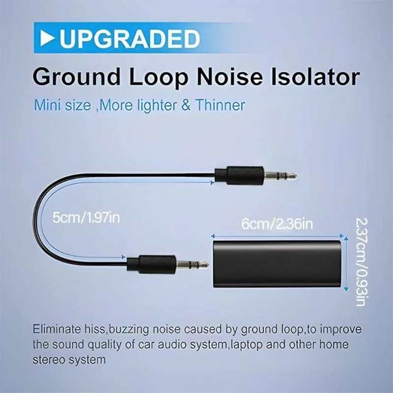 F68B 3.5mm Sound Suppression Noise Isolators for Car Sound and Home Stereoes Systems
F68B 3.5mm Sound Suppression Noise Isolators for Car Sound and Home Stereoes Systems