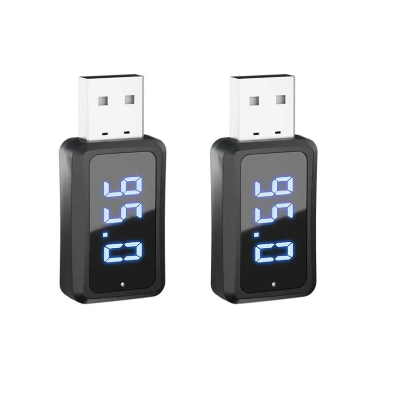Новый FM-трансмиттер-приемник (2 шт.) с LED-дисплеем, USB-адаптер, совместимый с Bluetooth 5.3, беспроводной USB-адаптер для музыки, аудио-донгл
Новый FM-трансмиттер-приемник (2 шт.) с LED-дисплеем, USB-адаптер, совместимый с Bluetooth 5.3, беспроводной USB-адаптер для музыки, аудио-донгл