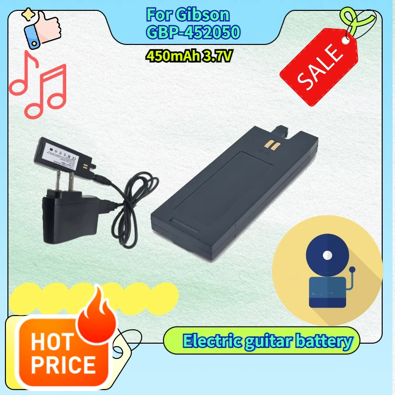 450mAh 3.7V Compatible with Gibson GBP-452050, GBP-042030 Electric guitar battery with battery and charger
450mAh 3.7V Compatible with Gibson GBP-452050, GBP-042030 Electric guitar battery with battery and charger