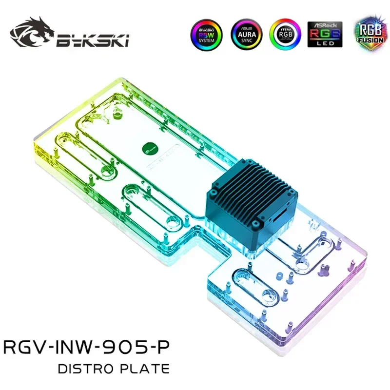 Bykski RGV-INW-905-P, распределительная пластина RGB для корпуса IN WIN 905, резервуарный насос для доски Waterway для системы водяного охлаждения ПК 5 В/12 В
Bykski RGV-INW-905-P, распределительная пластина RGB для корпуса IN WIN 905, резервуарный насос для доски Waterway для системы водяного охлаждения ПК 5 В/12 В