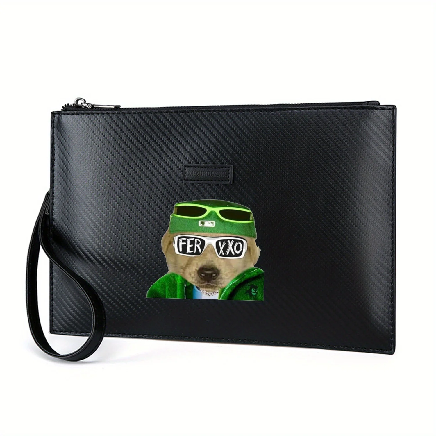 Dog in sunglasses MLB cap cool vibes Elegant Printed PU Men's Handbag Fashionable and Practical for Everyday Carry
Dog in sunglasses MLB cap cool vibes Elegant Printed PU Men's Handbag Fashionable and Practical for Everyday Carry