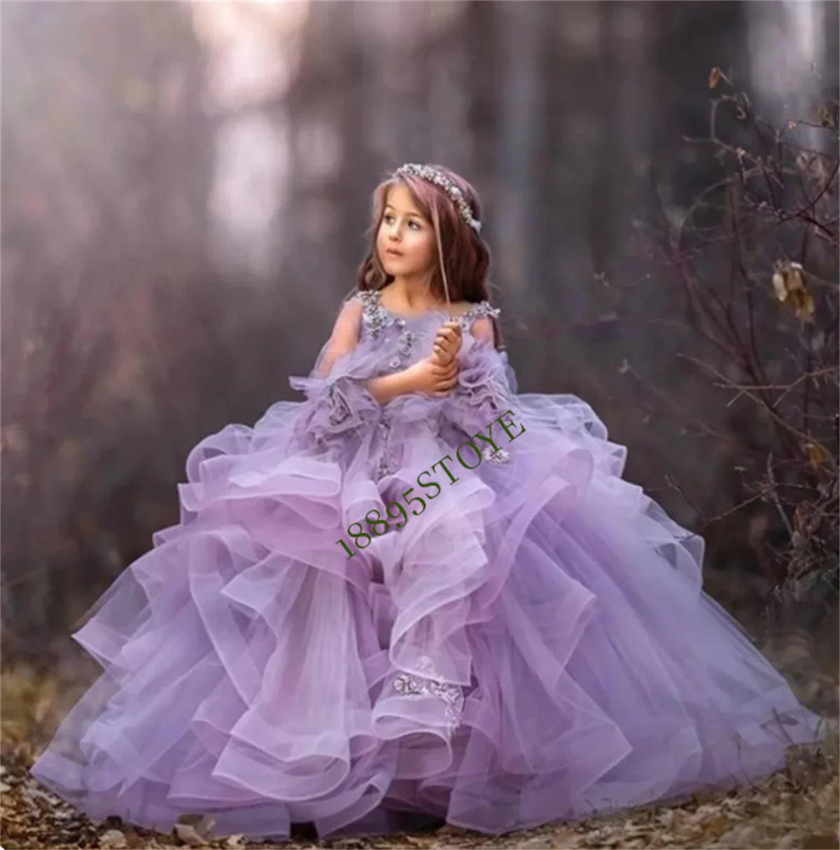 Flower Girl Dress with Long Train Girls Princess Wedding Party Dress Girl Birthday Dresses Fashion Girl Vintage Dresses
Flower Girl Dress with Long Train Girls Princess Wedding Party Dress Girl Birthday Dresses Fashion Girl Vintage Dresses