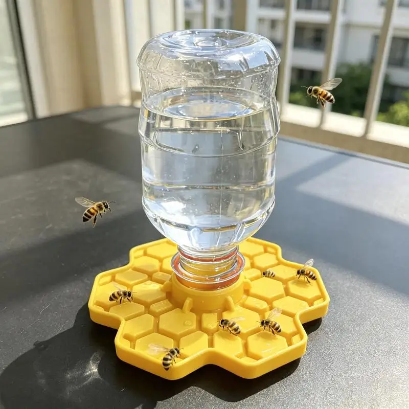 Bee Water Feeder With Perch Safe Honeybee Drinking Station For Garden Patio Beekeeping Supplies, Small-Hole Honeycomb Tray
Bee Water Feeder With Perch Safe Honeybee Drinking Station For Garden Patio Beekeeping Supplies, Small-Hole Honeycomb Tray