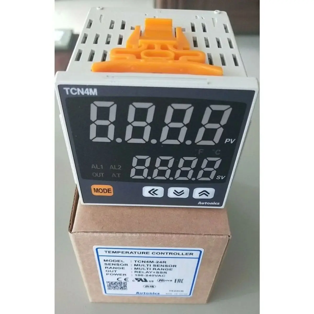 TCN4M-24R Temp Control, W72 x H72, Dual display 4 Digit, PID Control, Relay & SSR Output, 2 Alarm Output, 100-240 VAC
TCN4M-24R Temp Control, W72 x H72, Dual display 4 Digit, PID Control, Relay & SSR Output, 2 Alarm Output, 100-240 VAC