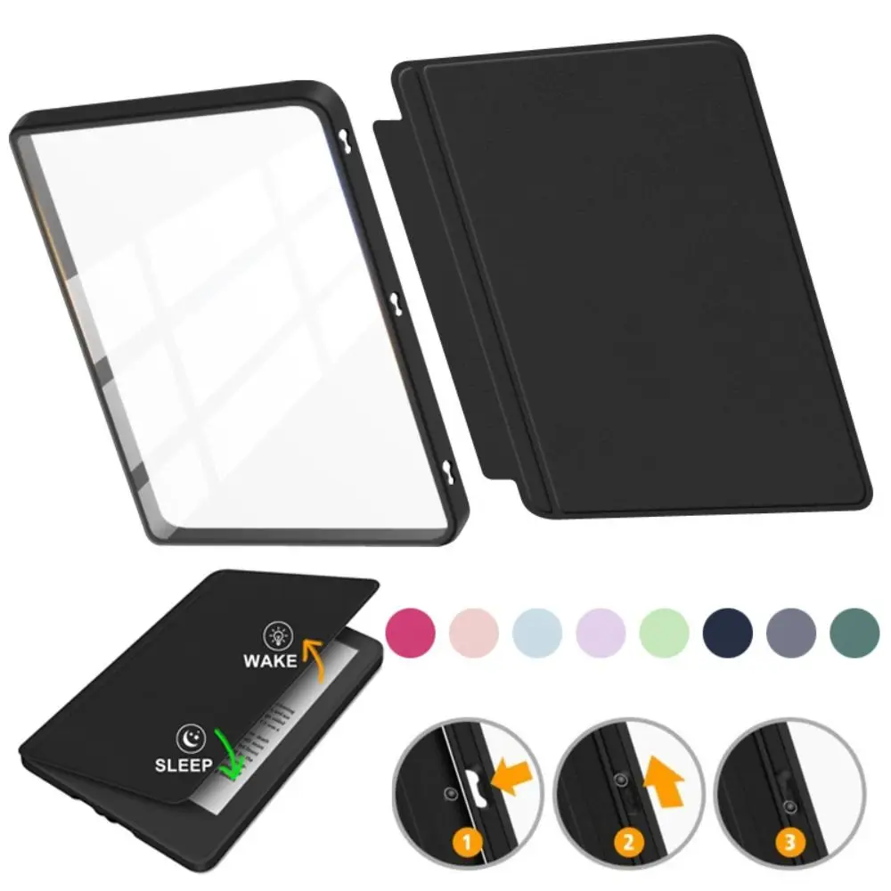 Auto Wake/Sleep e-Reader Case Split Design Detachable Magnetic Cover for Kindle Paperwhite 5 (11th Generation) 2021 6.8 inch
Auto Wake/Sleep e-Reader Case Split Design Detachable Magnetic Cover for Kindle Paperwhite 5 (11th Generation) 2021 6.8 inch