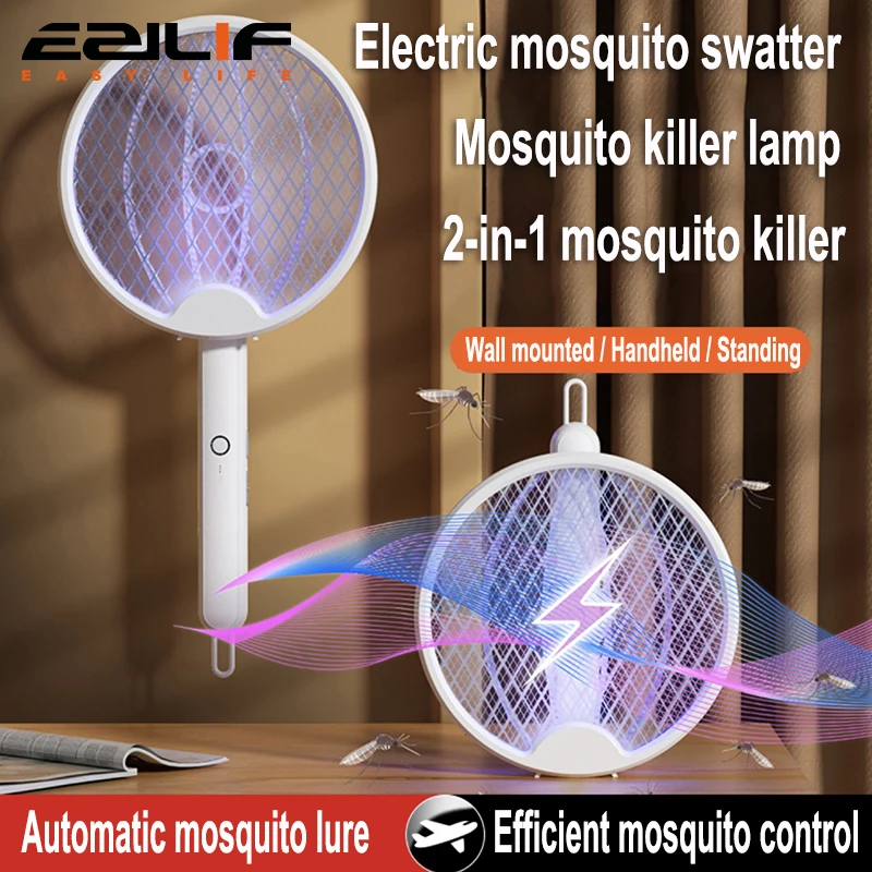 Home electric mosquito swatter with retractable folding and automatic mosquito trap, wall mounted silent mosquito killer lamp
Home electric mosquito swatter with retractable folding and automatic mosquito trap, wall mounted silent mosquito killer lamp