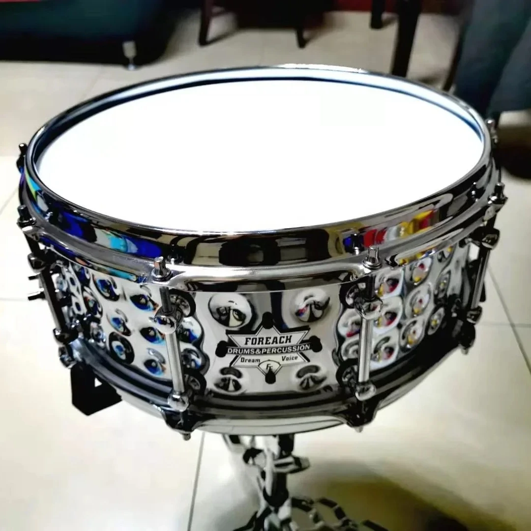 2025 Professional 14"x5.5" Hand-Hammered Metal Snare Drum Premium Concert Grade Percussion
2025 Professional 14"x5.5" Hand-Hammered Metal Snare Drum Premium Concert Grade Percussion