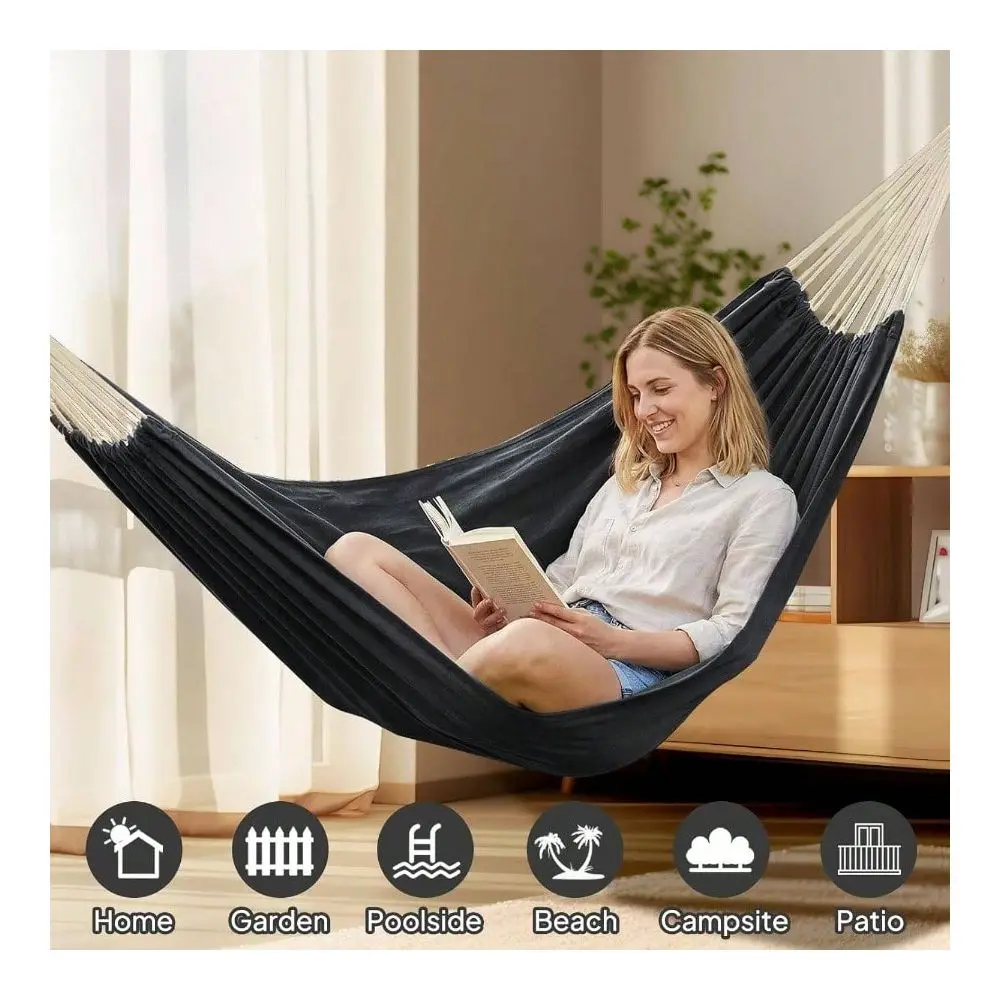 Hammock Portable Camping Hammocks Hanging Sturdy Garden Comfortable Fabric Hammock With Tree Straps To 660lbs With Travel Bag C
Hammock Portable Camping Hammocks Hanging Sturdy Garden Comfortable Fabric Hammock With Tree Straps To 660lbs With Travel Bag C