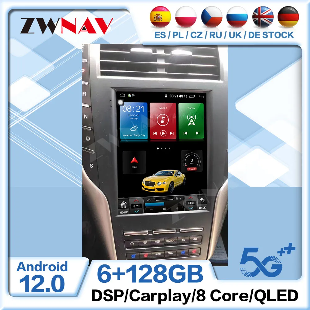 Приемник Carplay Android 12 для Lincoln MKC 2018 2019 Tesa — автомобильный радиоприемник 2 Din, мультимедийный плеер, стерео головное устройство с автоматическим сенсорным экраном
Приемник Carplay Android 12 для Lincoln MKC 2018 2019 Tesa — автомобильный радиоприемник 2 Din, мультимедийный плеер, стерео головное устройство с автоматическим сенсорным экраном