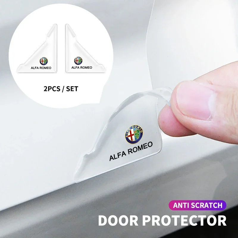 2pcs Transparent Car Door Corner Anti-collision Covers Stickers For Alfa Romeo Giulietta Mito Giulia Stelvio Brera 147 156
2pcs Transparent Car Door Corner Anti-collision Covers Stickers For Alfa Romeo Giulietta Mito Giulia Stelvio Brera 147 156