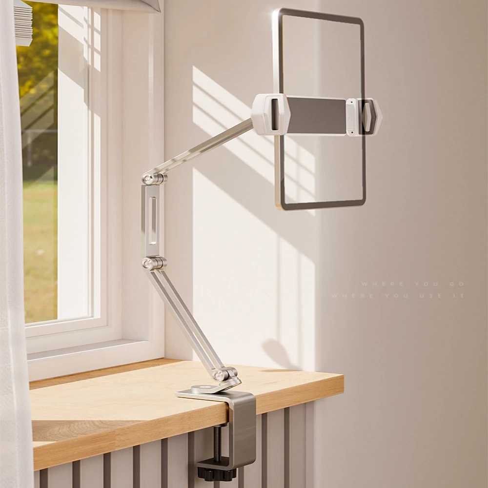 Tablet Stand for 4inch to 12.9inch Aluminum Adjustable Mobile Phones Tablets Lazy Arm Bed Desk for iPad 11 Xiaomi 5 mini 6
Tablet Stand for 4inch to 12.9inch Aluminum Adjustable Mobile Phones Tablets Lazy Arm Bed Desk for iPad 11 Xiaomi 5 mini 6