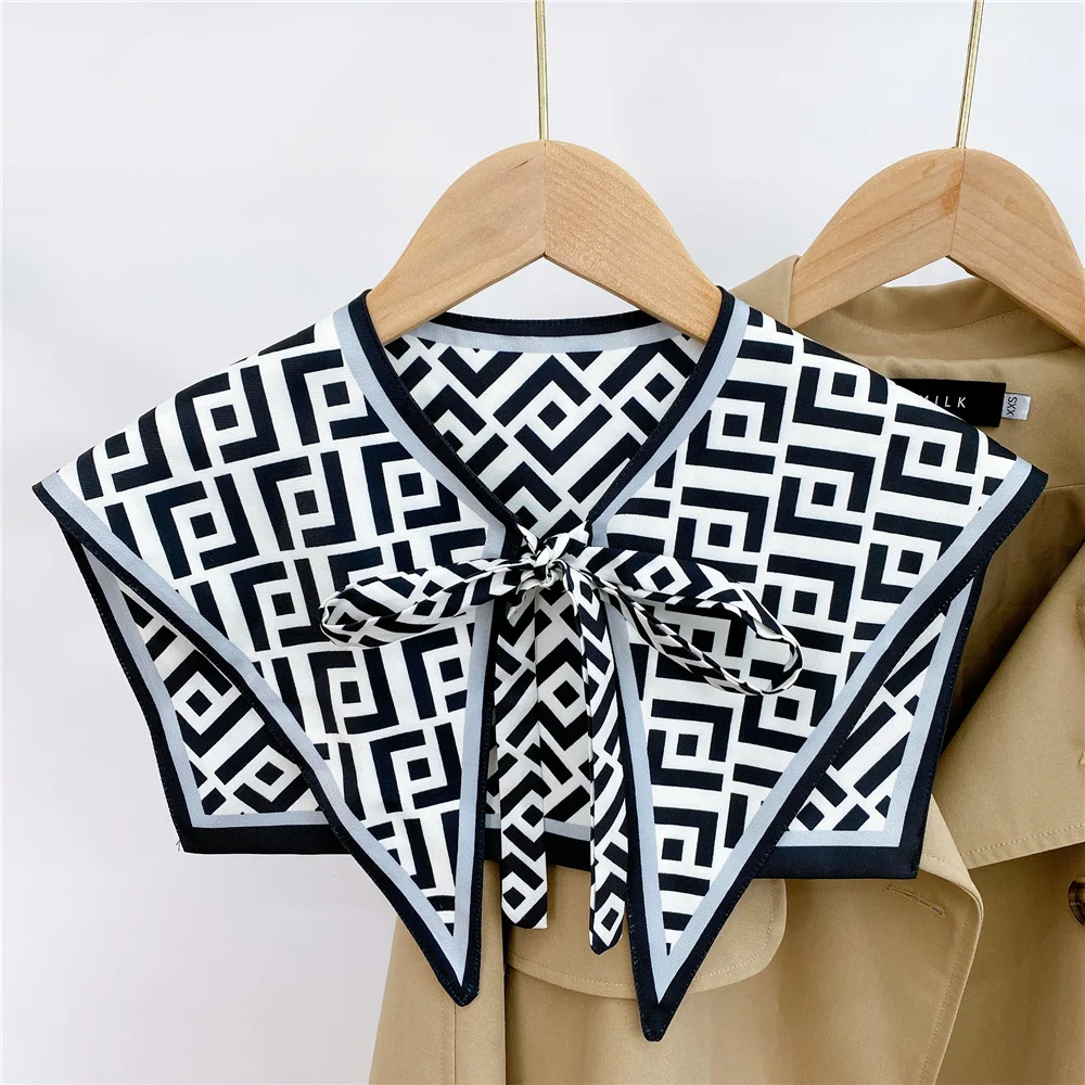 Capes New Style Shoulder Scarf Shawl Women False Collar Air Conditioning Room Shawl Decoration With Knotted Scarf Cloak
Capes New Style Shoulder Scarf Shawl Women False Collar Air Conditioning Room Shawl Decoration With Knotted Scarf Cloak