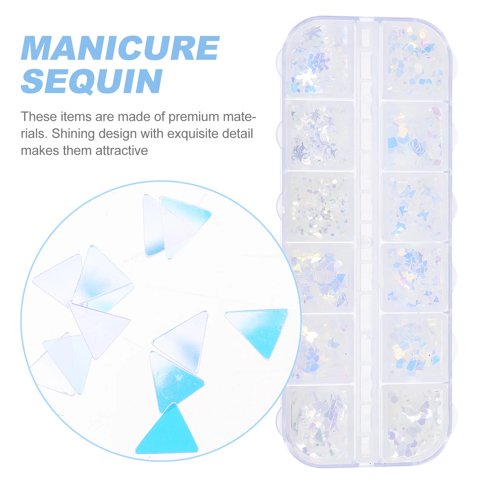 Nail SequinsManicure Decor Shining Design Easy Women Accessories Salon Kits Premium Quality Nail Decorations
Nail SequinsManicure Decor Shining Design Easy Women Accessories Salon Kits Premium Quality Nail Decorations