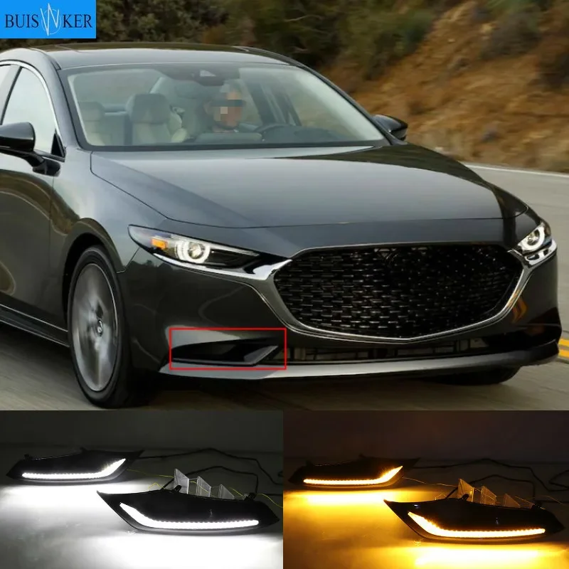 LED Daytime Running Light For Mazda 3 Axela 2019 2020 Waterproof 12V Yellow Turn Signal Indicator Light Bumper Lamp LED DRL
LED Daytime Running Light For Mazda 3 Axela 2019 2020 Waterproof 12V Yellow Turn Signal Indicator Light Bumper Lamp LED DRL