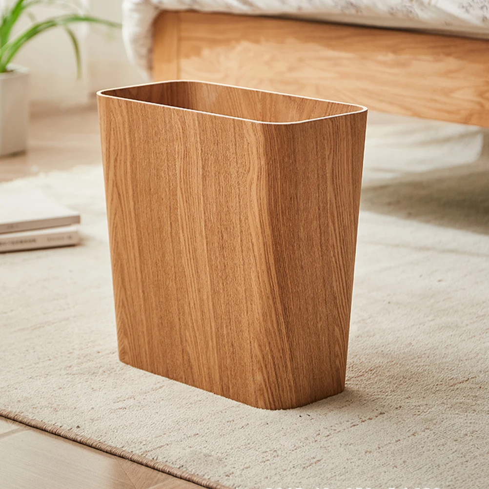 Stylish Wood Trash Can Household Bin Garbage Container For Bedroom Office Kitchen Waste Paper Basket Storage Bucket Room
Stylish Wood Trash Can Household Bin Garbage Container For Bedroom Office Kitchen Waste Paper Basket Storage Bucket Room
