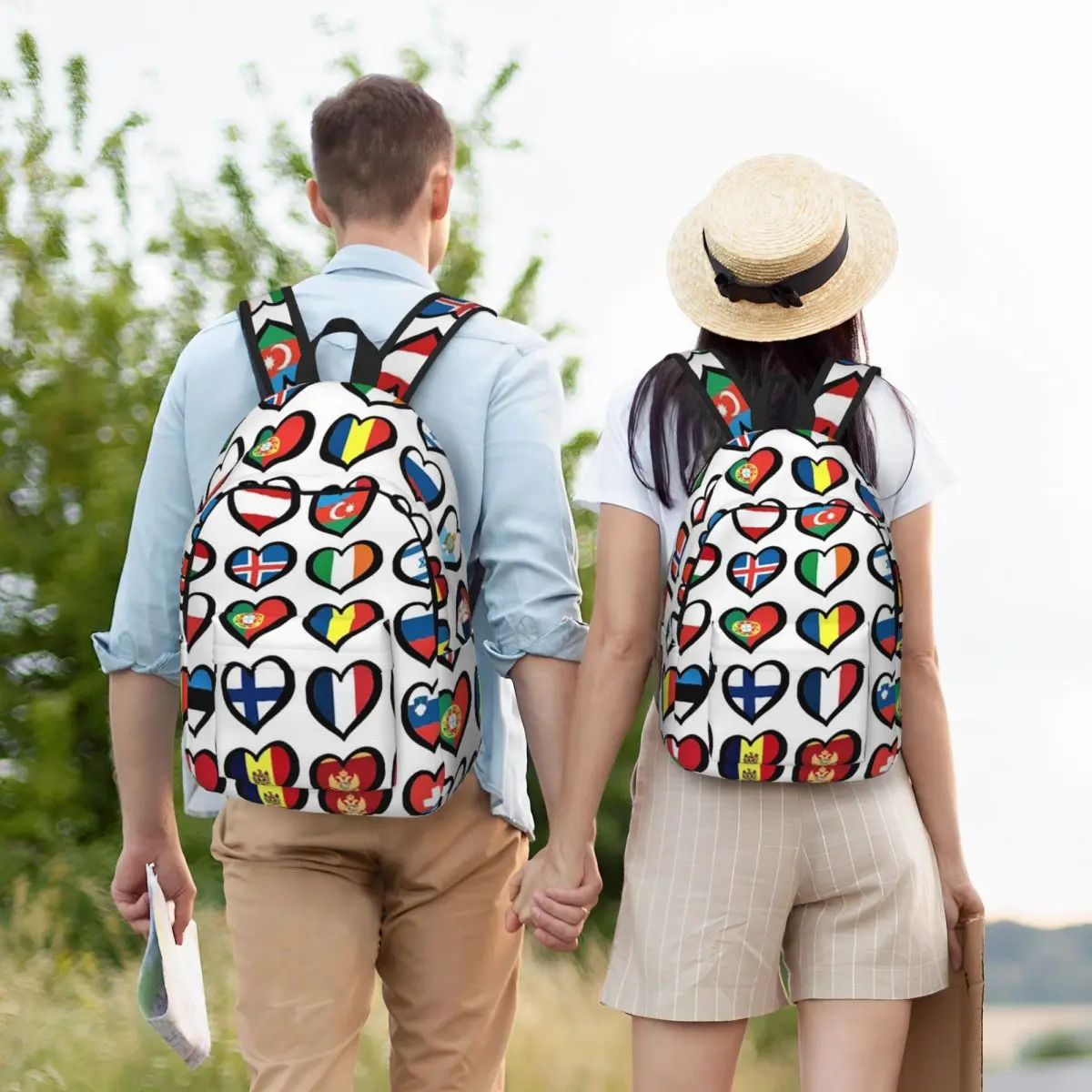 Eurovision Song Contest Flags Hearts ESC Student Backpack School Bag Hiking Travel Daypack for Boys Girls Bookbag Shoulder Bags
Eurovision Song Contest Flags Hearts ESC Student Backpack School Bag Hiking Travel Daypack for Boys Girls Bookbag Shoulder Bags